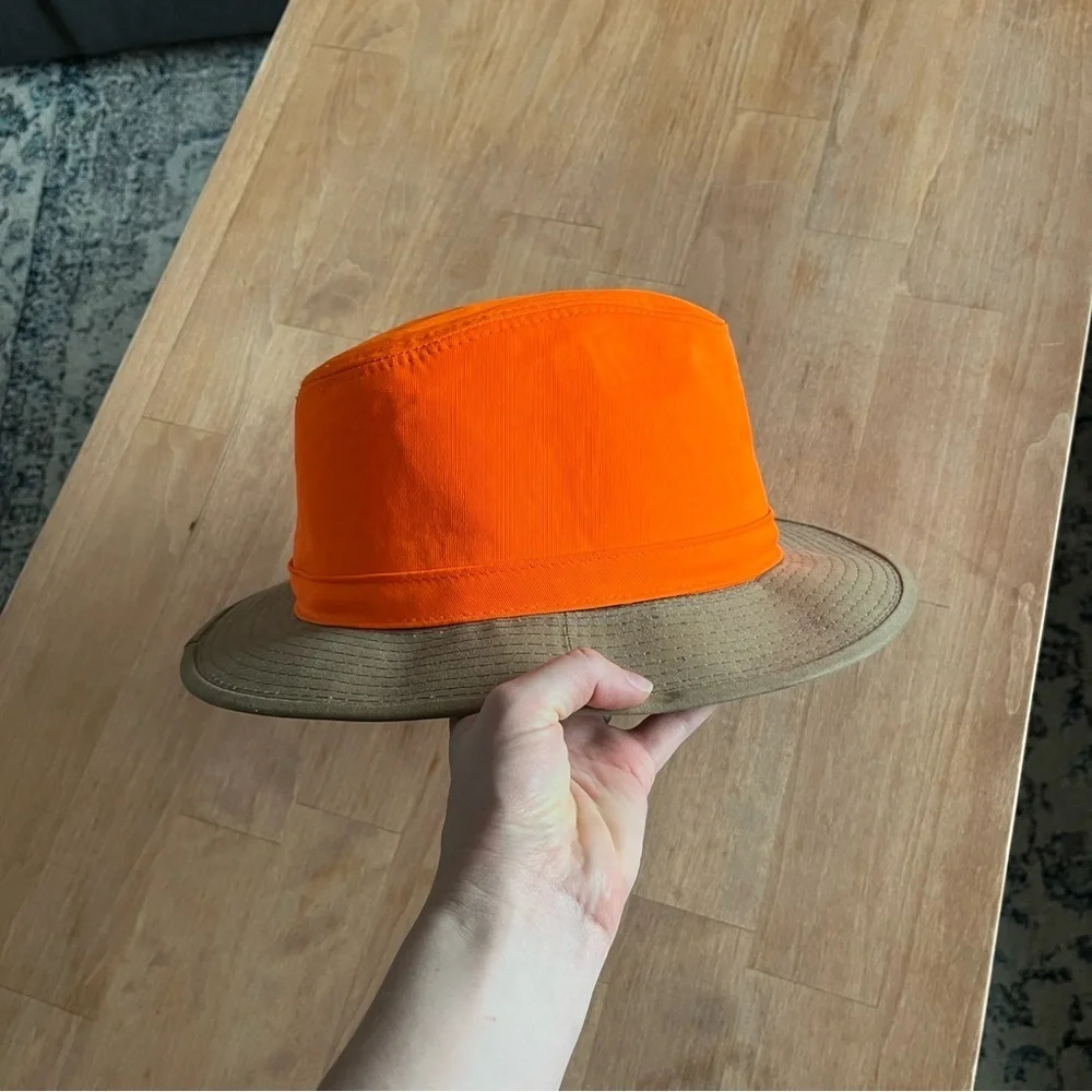 Outdoor Cap Bright Orange and Tan Hat Hunting Hat